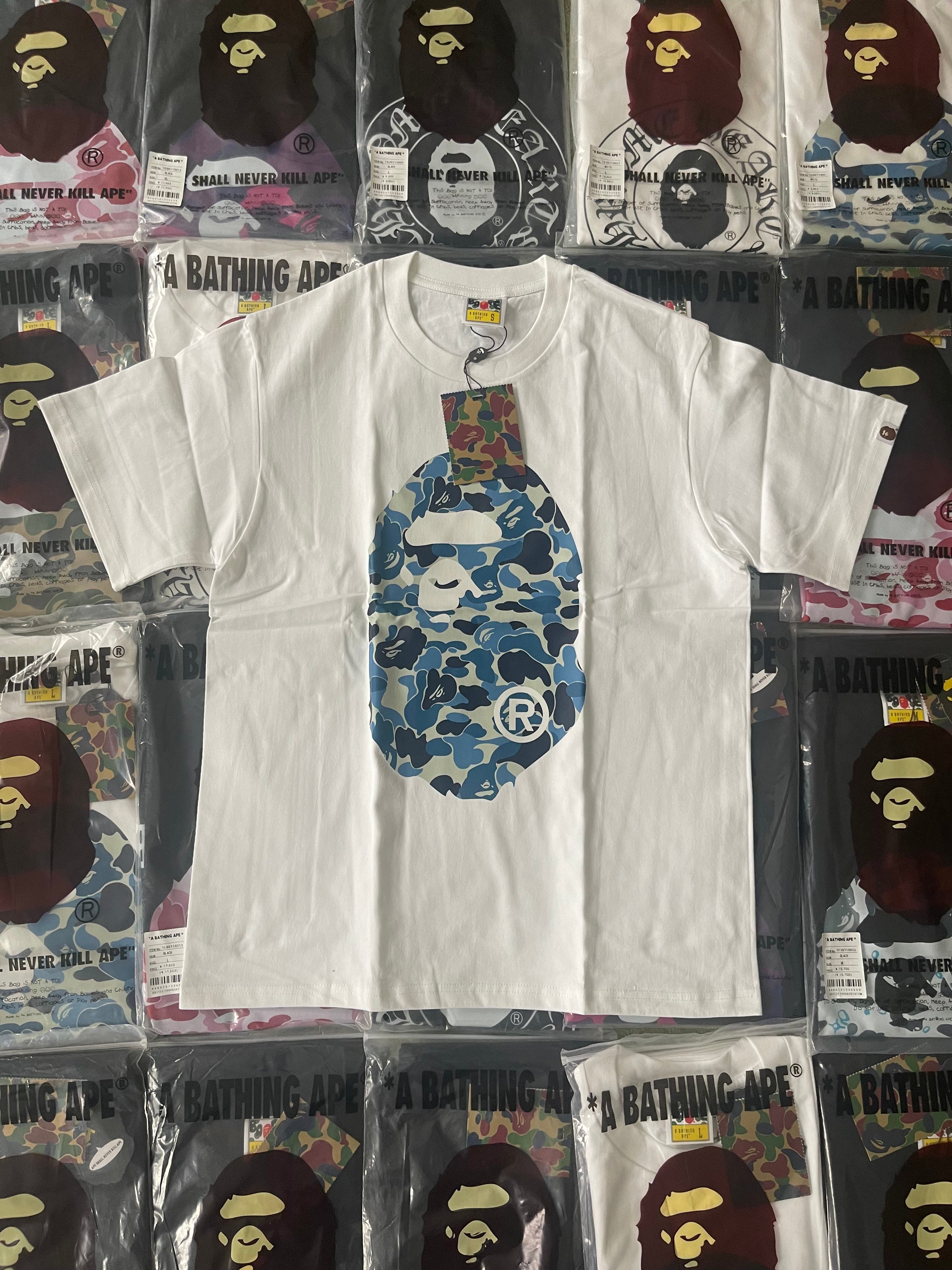 Bape Tee Blue Camo - COMING SOON